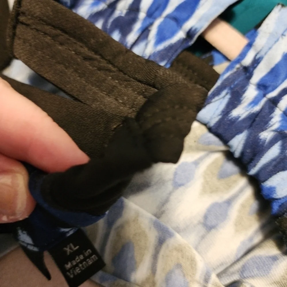 Apt. 9 Amazing Super cute flattering unique slleveless blue shift‎ dress. XL